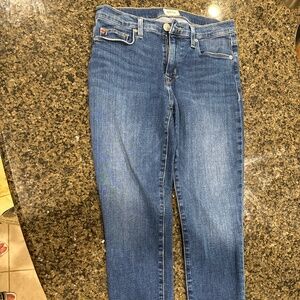 Hudson Natalie midrise skinny ankle jeans